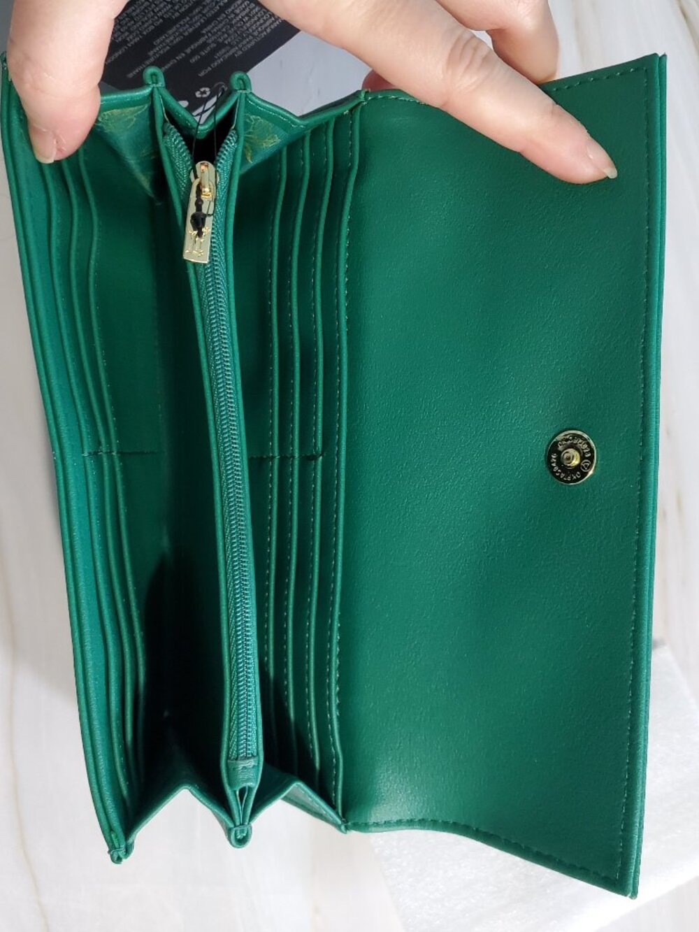 NWT Loungefly x Disney Marvel Avenger's Floral Loki Wallet - Picture 5 of 5